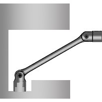 Klíče s vyhnutou hlavou BAHCO 4040Z-1/2-9/16