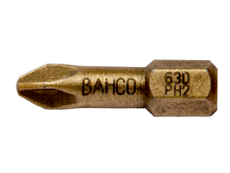 Diamantové bity pro hlavy šroubů Phillips BAHCO 63D/PH3