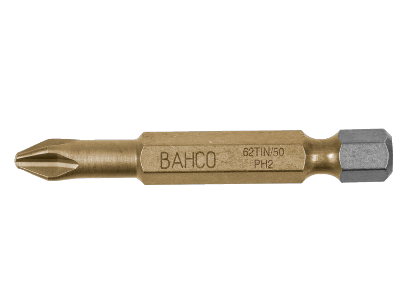 TiN bit pro šrouby Phillips, 50 mm BAHCO 62TIN/50PH3