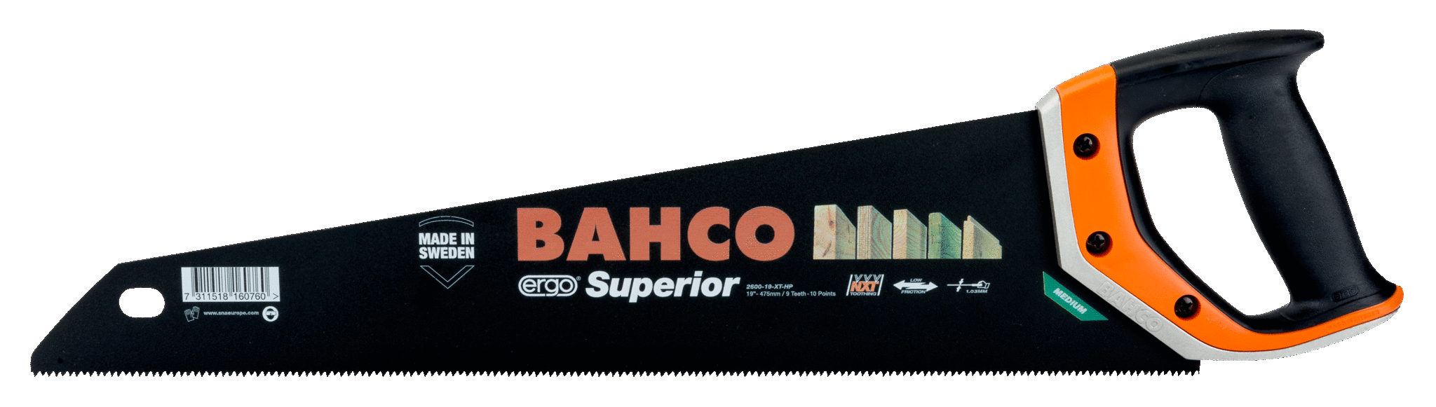 Ruční pila BAHCO Superior 2600-19-XT-HP