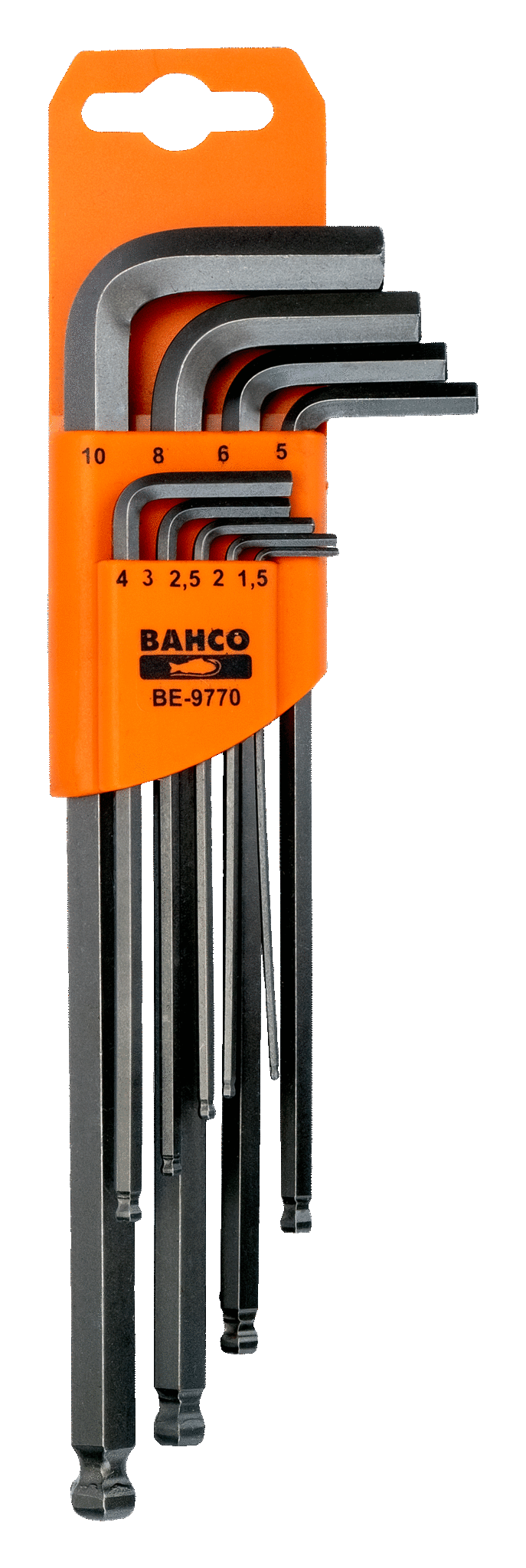 Sada dlouhých imbusů BAHCO s kuličkou BE-9770