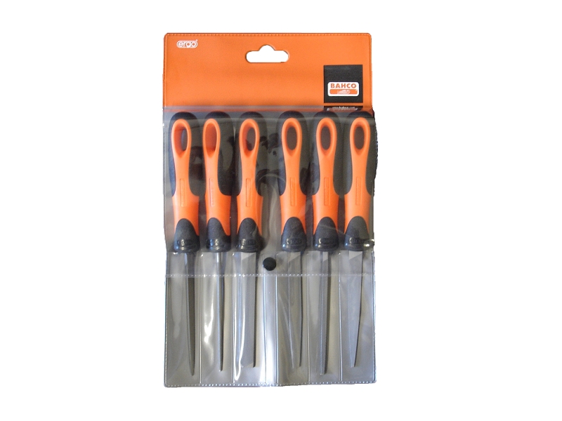 Sada 6ks zámečnických pilníků 4", 1-476-04-3-2