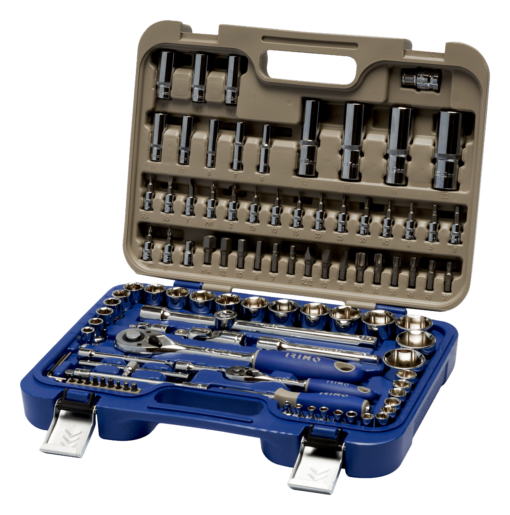 Sada nástrčných klíčů 1/4" a 1/2" IRIMO 129-101-4
