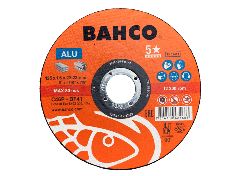 Odolný řezný kotouč BAHCO 3911-115-T41-AL