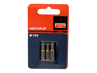 Bit pro šrouby TORX®, 25mm, 59S/T25-3P