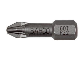 Torzní bity pro šrouby Pozidriv, 25 mm BAHCO 60T/PZ2