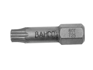 Torzní bity pro šrouby TORX®, 25 mm BAHCO 60T/T9