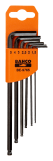Sada dlouhých imbusů BAHCO s kuličkou BE-9765