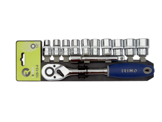 Sada 1/2" nástrčných klíčů s ráčnou IRIMO 129-12-4